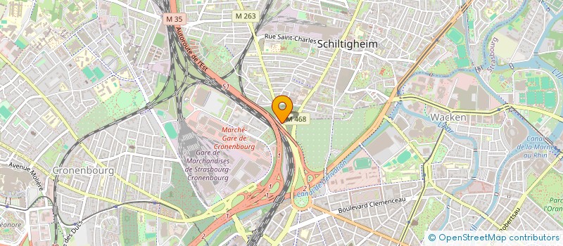 localisation de l'entreprise CHRISTOPHE GAUTHIER  SCHILTIGHEIM