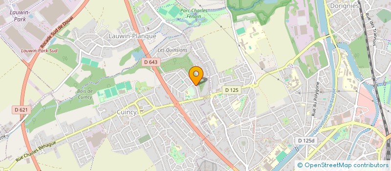 localisation de l'entreprise CHRISTOPHE GELTZ CTD  CUINCY