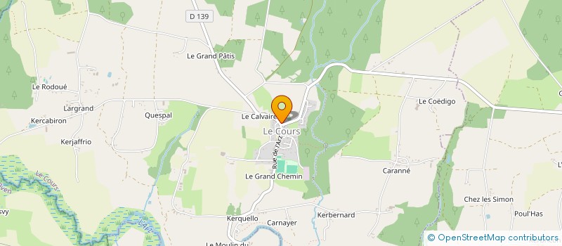 localisation de l'entreprise CHRISTOPHE GUILLAS  LE COURS