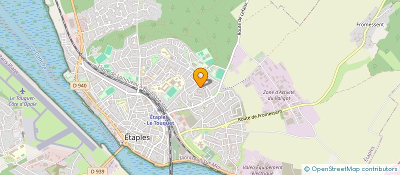 localisation de l'entreprise CHRISTOPHE HANQUEZ à ETAPLES