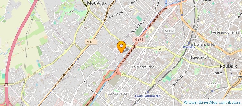 localisation de l'entreprise CHRISTOPHE HIDDEN EXPERTISE à TOURCOING