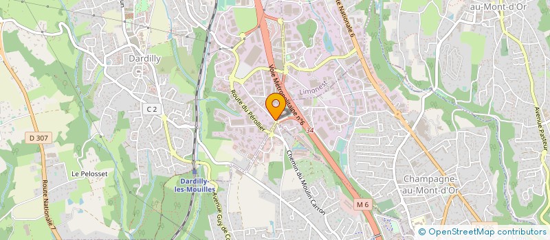 localisation de l'entreprise CHRISTOPHE IMMO  DARDILLY