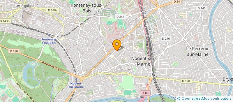 localisation de l'entreprise CHRISTOPHE JACQUILLAT à NOGENT-SUR-MARNE