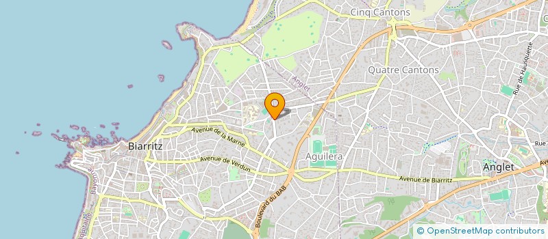 localisation de l'entreprise CHRISTOPHE JARDINS SARL à BIARRITZ
