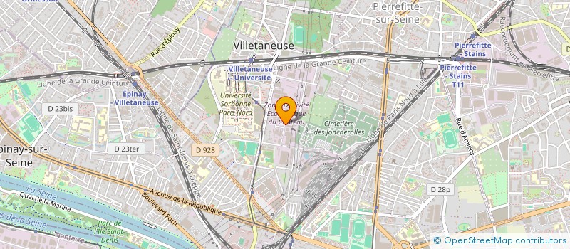 localisation de l'entreprise CHRISTOPHE JOLY  VILLETANEUSE