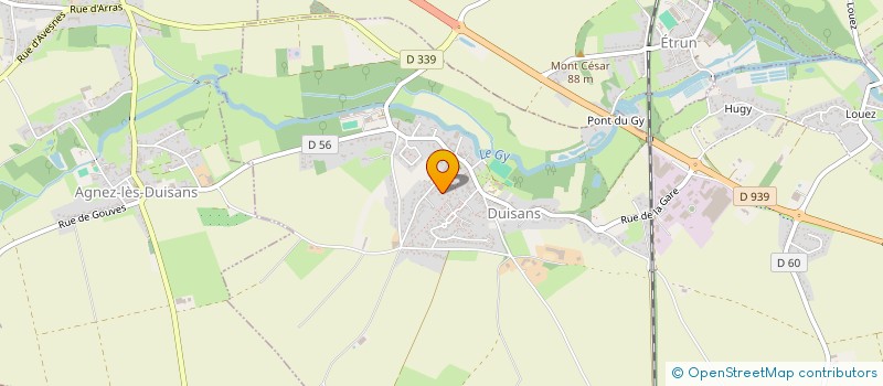 localisation de l'entreprise CHRISTOPHE KALITA SERVICE  DUISANS