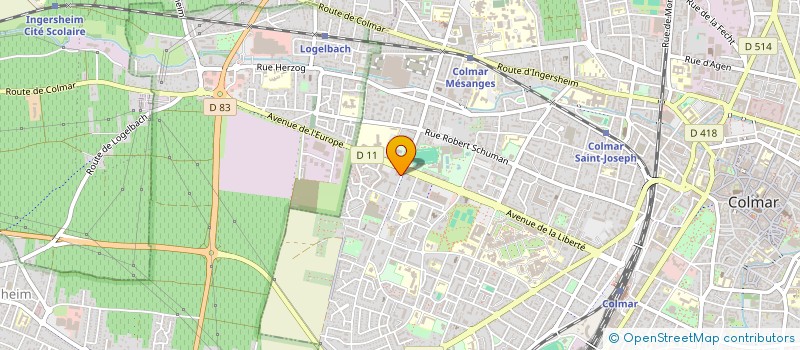 localisation de l'entreprise CHRISTOPHE KCONSEILS  COLMAR