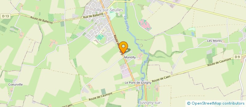 localisation de l'entreprise CHRISTOPHE LAMY CONTROLE AUTOMOBILE à TILLY-SUR-SEULLES