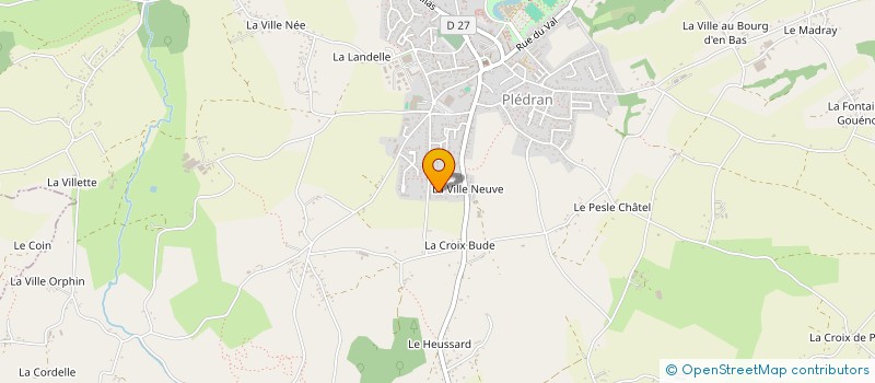 localisation de l'entreprise CHRISTOPHE LE GAL MENUISERIE AGENCEMENT à PLAINTEL