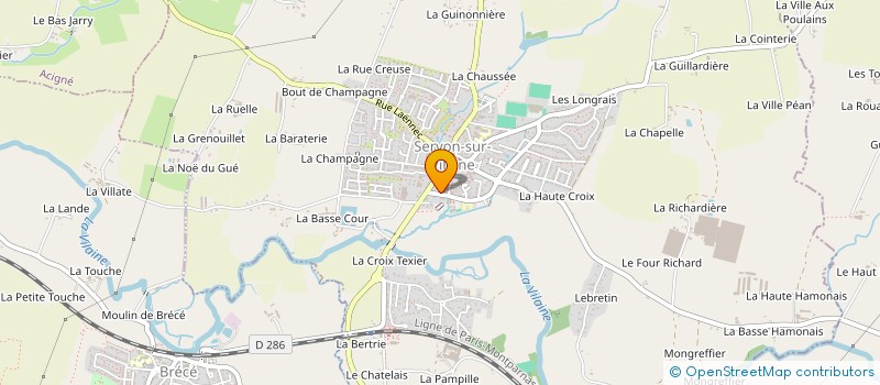 localisation de l'entreprise CHRISTOPHE LE MEUT & ASSOCIES  SAINT-GREGOIRE