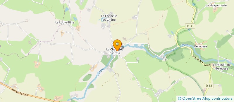 localisation de l'entreprise CHRISTOPHE LEROUX BOIS à JUBLAINS