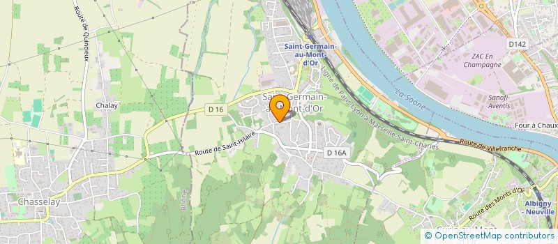 localisation de l'entreprise CHRISTOPHE LEVALTIER CONSULTANT  SAINT-GERMAIN-AU-MONT-D'OR