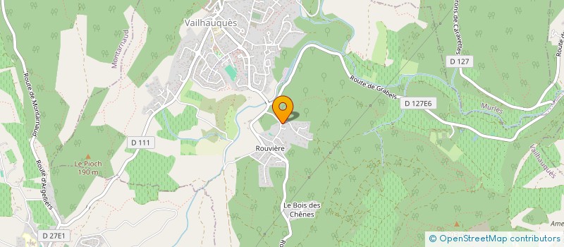 localisation de l'entreprise CHRISTOPHE MARMEY  VAILHAUQUES