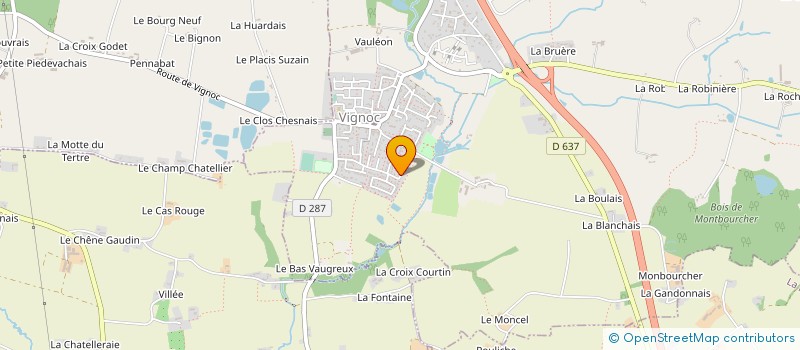 localisation de l'entreprise CHRISTOPHE MONNEUSE  VIGNOC