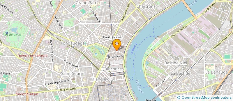 localisation de l'entreprise CHRISTOPHE MORIZOT DEVELOPPEMENT  BORDEAUX