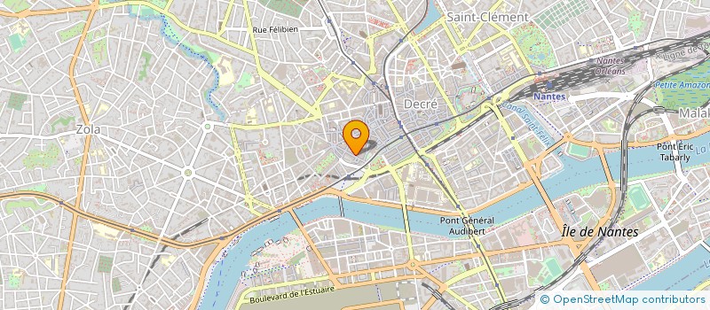 localisation de l'entreprise CHRISTOPHE MOYON à NANTES