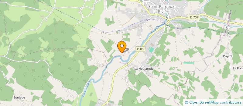 localisation de l'entreprise CHRISTOPHE NAVEZ  SAINT PARDOUX LA RIVIERE