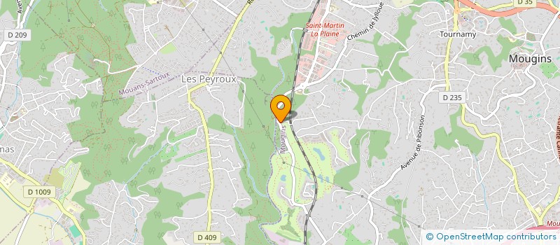 localisation de l'entreprise CHRISTOPHE NOVELLINI à MOUGINS