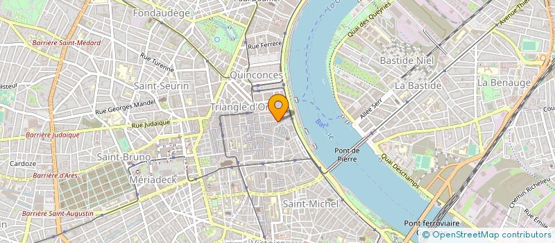 localisation de l'entreprise CHRISTOPHE OLLIVIER à BORDEAUX