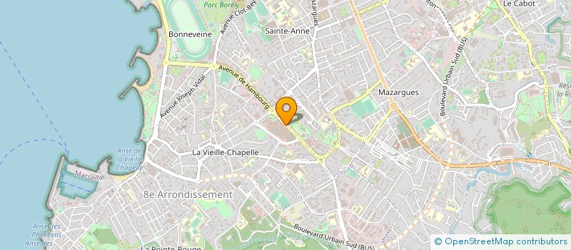 localisation de l'entreprise CHRISTOPHE P à MARSEILLE
