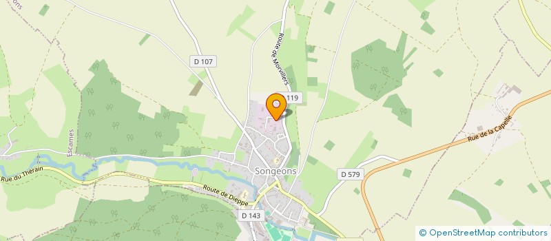 localisation de l'entreprise CHRISTOPHE PETIGNY  SONGEONS