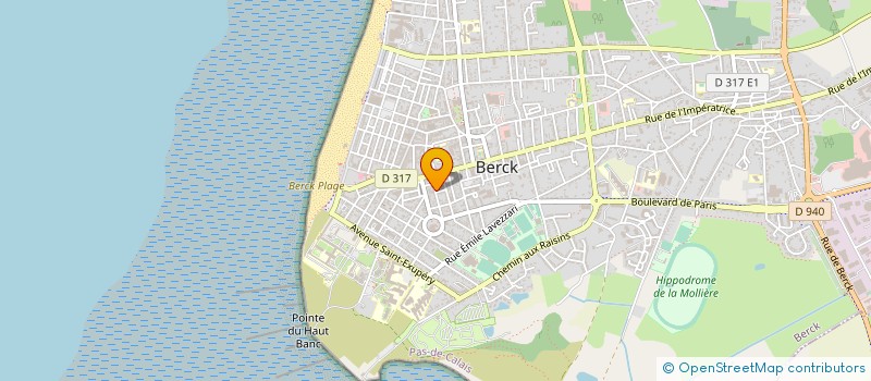 localisation de l'entreprise CHRISTOPHE PIANA à BERCK