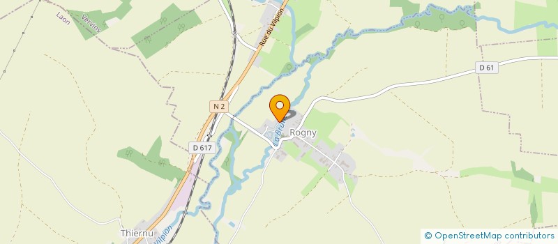 localisation de l'entreprise CHRISTOPHE PIERRU  ROGNY