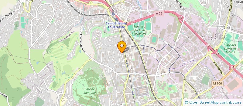 localisation de l'entreprise CHRISTOPHE PLANCHE TRANSPORTS EXPRESS  SAINT-ETIENNE