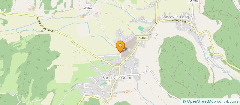 localisation de l'entreprise CHRISTOPHE RAYMOND  SANCEY