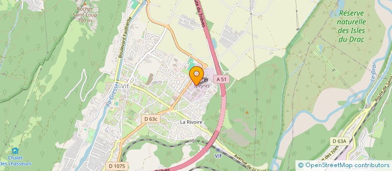 localisation de l'entreprise CHRISTOPHE SANSONE  VIF