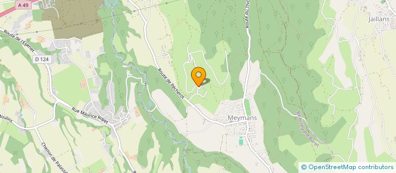 localisation de l'entreprise CHRISTOPHE SANTI  BEAUREGARD-BARET