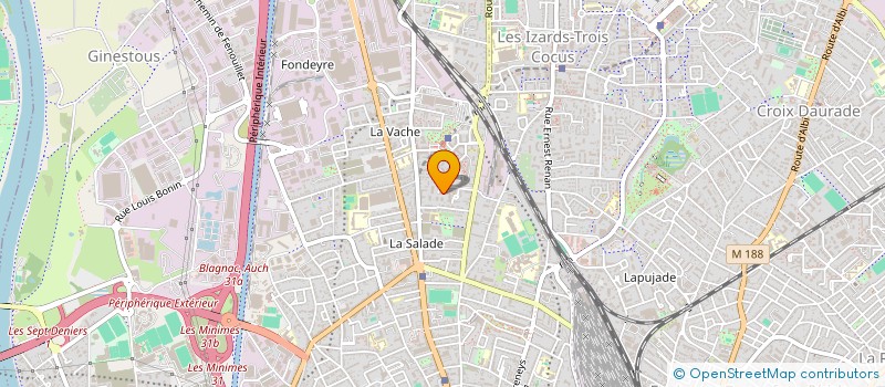 localisation de l'entreprise CHRISTOPHE SCHENK à TOULOUSE
