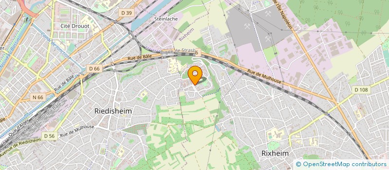 localisation de l'entreprise CHRISTOPHE SOMMACAL COMMUNICATION  RIXHEIM