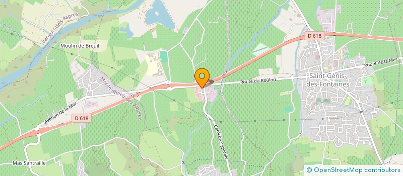 localisation de l'entreprise CHRISTOPHE TERRASSEMENT  VILLELONGUE-DELS-MONTS