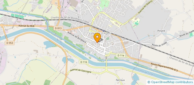 localisation de l'entreprise CHRISTOPHE TERRASSEMENTS à VALENCE