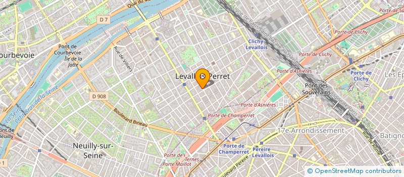 localisation de l'entreprise CHRISTOPHE THERME CONSULTING à LEVALLOIS-PERRET
