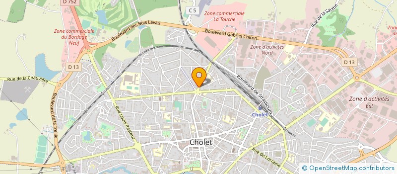 localisation de l'entreprise CHRISTOPHE TIGNON SERVICES à CHOLET