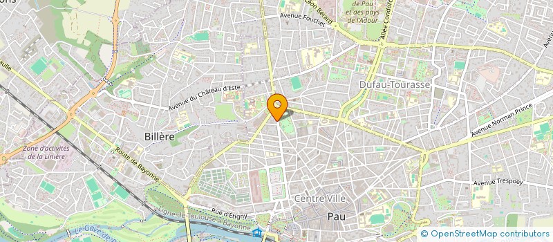 localisation de l'entreprise CHRISTOPHE TOUSSAINT CONSULTANT à PAU