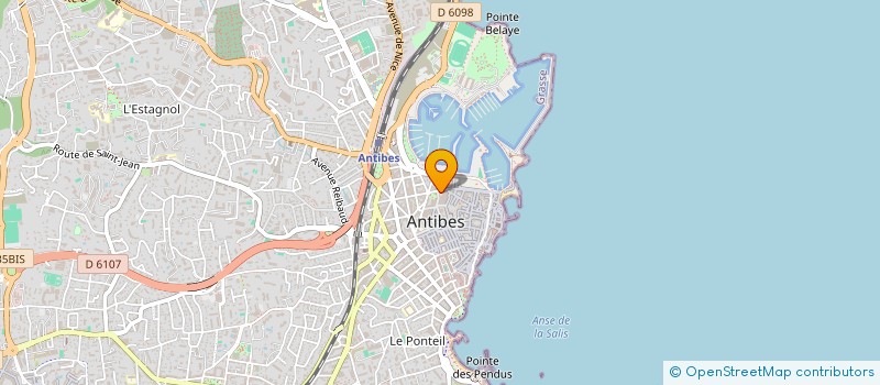 localisation de l'entreprise CHRISTOPHE VERRIER ET STEPHANIE DUPONT  ANTIBES