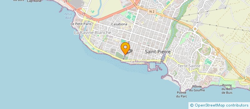 localisation de l'entreprise CHRISTOPHER BARNES à SAINT-PIERRE