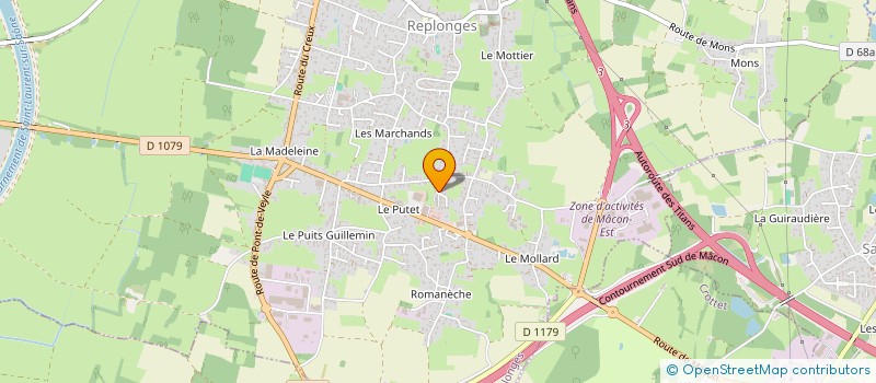 localisation de l'entreprise CHRISTOPHER RAULT - E.S.A. à REPLONGES