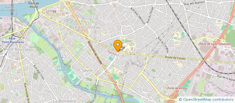 localisation de l'entreprise CHRISTOPHES à SAINT-SEBASTIEN-SUR-LOIRE