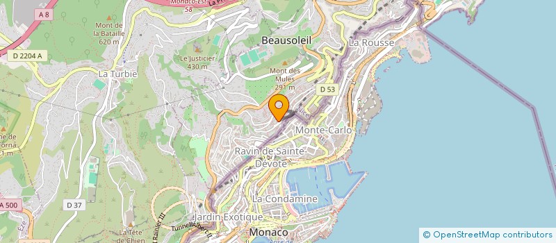 localisation de l'entreprise CHRISTOVERRE à BEAUSOLEIL