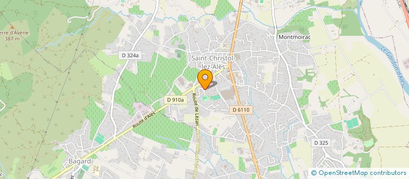 localisation de l'entreprise CHRISTOVET  SAINT-CHRISTOL-LEZ-ALES