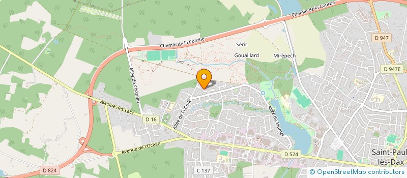 localisation de l'entreprise CHRISTUS  SAINT-PAUL-LES-DAX