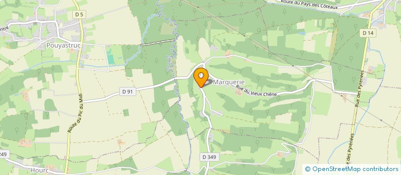 localisation de l'entreprise CHRISTY.A  MARQUERIE