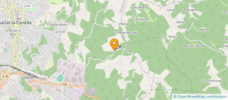 localisation de l'entreprise CHRISVI à SARLAT-LA-CANEDA