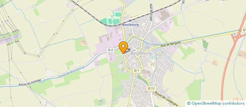 localisation de l'entreprise CHRISVIE à BOURBOURG