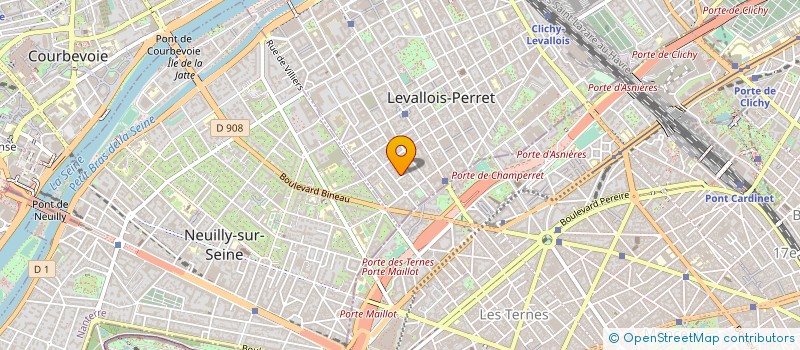 localisation de l'entreprise CHRISWIL à LEVALLOIS-PERRET