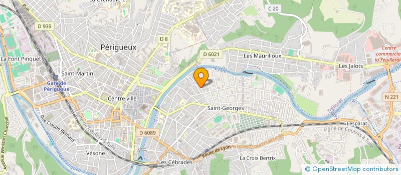localisation de l'entreprise CHRISXAPEMA à PERIGUEUX